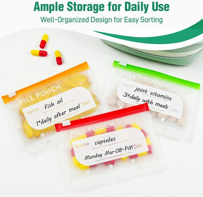 14-Pouch Portable Pill Organizer