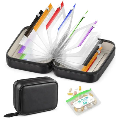 14-Pouch Portable Pill Organizer