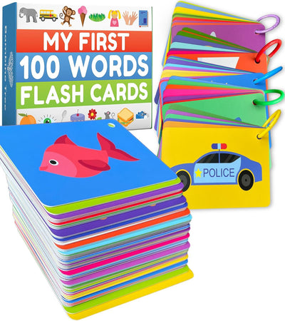 100 First Words Flash Cards Set
