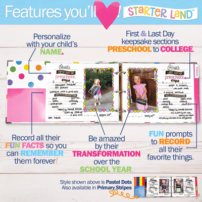 Starter Land™ School Days Memory Book ( Girls )