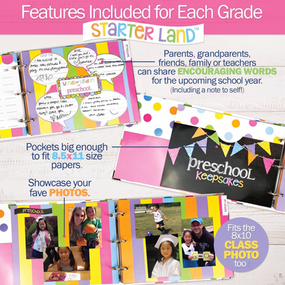 Starter Land™ School Days Memory Book ( Girls )